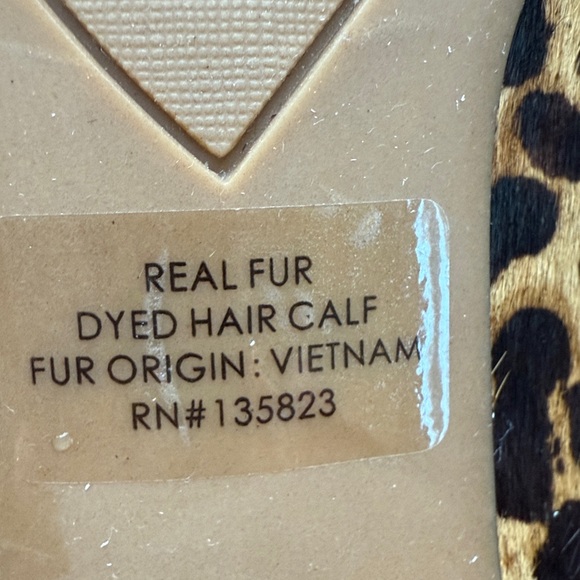 Franco Sarto Leopard Cow Hair Women's pumps  9M - Picture 5 of 5